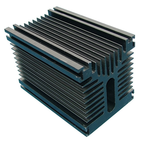 黑铝型材电子散热器